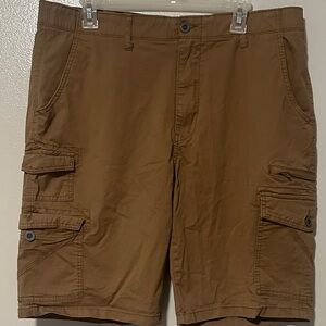 Classic Tan Cargo Shorts for Men
